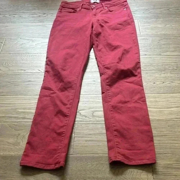 🔥PAIGE🔥 | Skyline ankle peg burgundy  pants size 29 - Picture 2 of 14